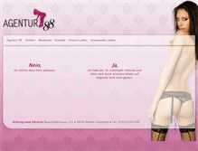 Tablet Screenshot of agentur88.com